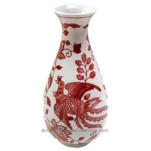  Chinese Dragon & Phoenix Vases / Chinese Porcelain Vases / Chinese 