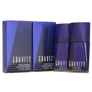  Gravity By Coty for Men Cologne Spray Pack of 2 X 1.0 oz 