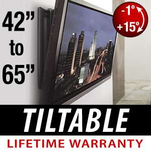   Screen Tilt Tiltable Wall Mount LCD LED PLASMA TV 42 46 50 52 60 65