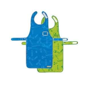   201XX Childrens Large Apron/Coverall Color Blue, Type Coverall