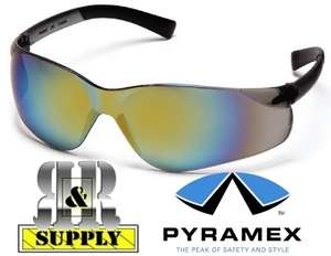 GAFAS DE SEGURIDAD DE ESPEJO DORADO DE 12 PARES PYRAMEX ZTEK