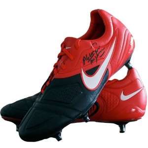  Sergio Aguero Signed Cleat   Autographed Soccer Equipment 