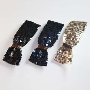  Sequin Beaded Scarf Shape Pin 