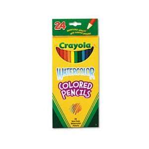 Crayola® CYO 684304 WATERCOLOR WOODCASE PENCILS, 3.3 MM, 24 ASSORTED 