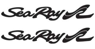 Pair of Sea Ray Boat Vinyl Decals Stickers  