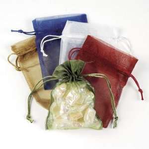  Sheer Mesh Drawstring Gift Bags   Party Favor & Goody Bags 