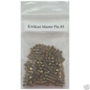 100 Kwikset Master Pin #5 Rekey Kit Rekeying Pin Kit  