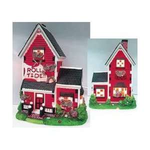  Treasures Alabama Crimson Tide Lighted Porcelain House 