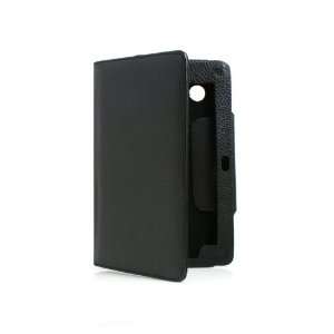  Black Case Cover Bookstyle with Stand for HTC Flyer  