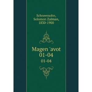  Magen avot. 01 04 Solomon Zalman, 1830 1900 Schneersohn Books