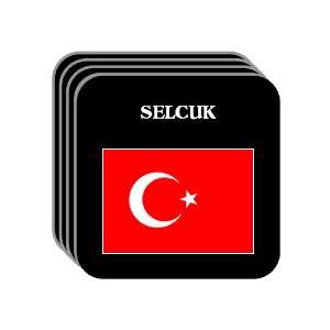  Turkey   SELCUK Set of 4 Mini Mousepad Coasters 