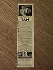   TAN TANNING ADVERTISEMENT IMPROVE APPEARANCE AD LADY MAN HEALTH RAY