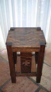 ANTIQUE MISSION OAK ARTS AND CRAFTS TABLE  