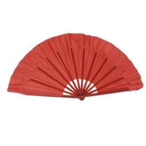  Amico Red 12 Plastic Ribs Fabric Sector Folding Dancer 