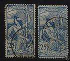 Switzerland Schweiz Znr 79A 79B used stamp CV$100