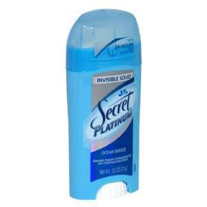  Secret Platinum Anti Perspirant/Deodorant, Invisible Solid 