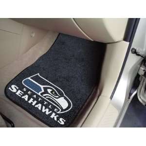  Seattle Seahawks Printed Carpet Car Mat 2 Piece Set 