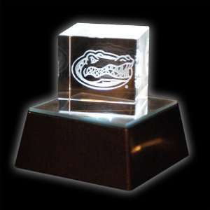    Florida Square Logo Cube With Lighted Base