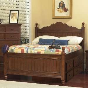  Samuel Lawrence Furniture Meadowbrook Bed with Storage 