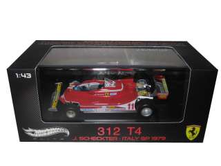 FERRARI 312 T4 #11 J.SCHECKTER ITALY GP 1979 1/43 BY HOTWHEELS V8372 