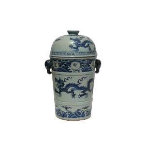  Rare Unique Ancient Chinese Porcelain Steam Pot Aw456 