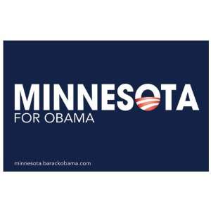   Obama   (Minnesota for Obama) Campaign Poster 17 x 11