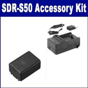  Panasonic SDR S50 Camcorder Accessory Kit includes SDM 