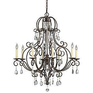  Chateau 8 Light Chandelier by Murray Feiss