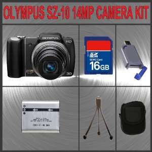  Olympus SZ 10 14 MP Digital Camera with Super Slim 28mm Wide Angle 