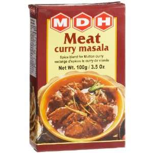 MDH Meat Curry Masala (Spice Blend for Mutton Curry), 3.5 Ounce Boxes 