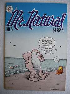 Mr. Natural #3 VF  (1st Printing) R. Crumb KITCHEN SINK  