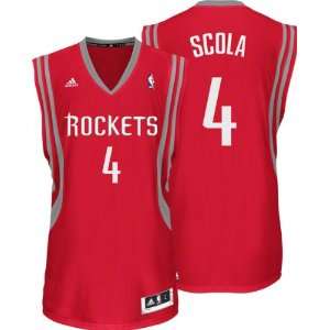  Luis Scola Jersey adidas Red Swingman #4 Houston Rockets 