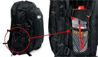  Black Canvas Backpack Zipper Closures Travel Bag Satchels FB22  