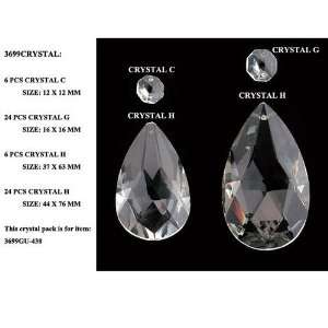  Capital Lighting Outdoor 3699CRYSTAL Crystal Pack N A 