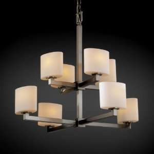 Justice Design Group FSN 8828 DBRZ Dark Bronze Fusion Modular 8 Light 