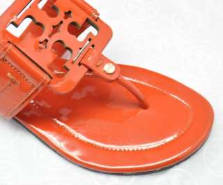 SUPER HOT SQUARE MILLER TORY BURCH PATENT LEATHER SANDALS US7, 7.5, 8 