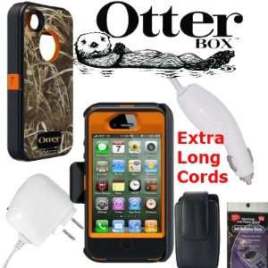 Otterbox Defender Case RealTree Camo Pattern Orange Max (Grass) for 