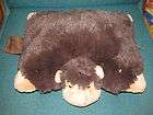 11 Cushie Pals Brown Monkey Pillow Velcro SOFT Toy Stuffed Animal