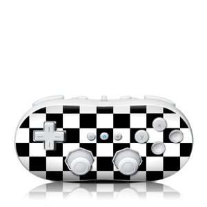  Checkers Design Skin Decal Sticker for the Wii Classic 