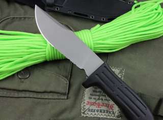 Hot Sale Custom Made Camping Survival Combat D2 Steel Serrated Fixed 