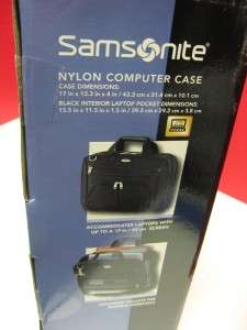 SAMSONITE COMPUTER CASE LAPTOP NOTEBOOK BAG New BLACK  