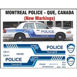    BILL BOZO MONTREAL CANADA NEW POLICE DECALS