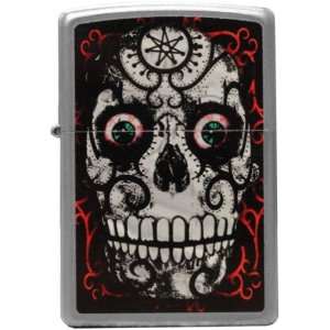  Zippo Lighters   Satanic Skull Zippo Lighter #116 