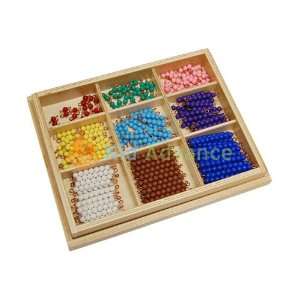  Kid Advance Montessori Checker Board Beads Toys & Games
