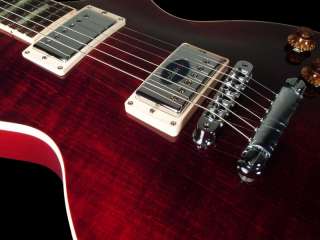 2012 GIBSON LES PAUL STANDARD PLUS FLAME TOP ~ WINE RED  