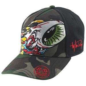   Lee Designs Flaming Eyeball Hat   One size fits most/Camo Automotive