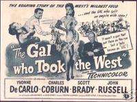 1949 DECARLO GAL WHO TOOK THE WEST HERALD  