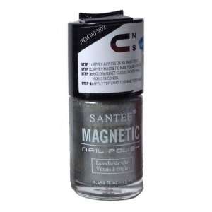  Santee Magnetic Nail Polish   23 White Silver .459oz/13ml 