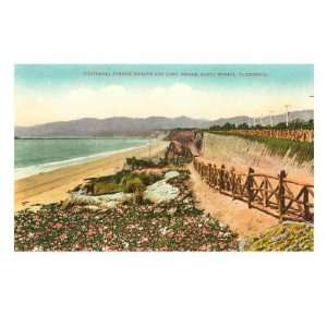 Palisades, Santa Monica, California Premium Giclee Poster Print, 18x24 
