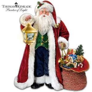  Thomas Kinkade Traditional Musical Santa Claus Christmas 